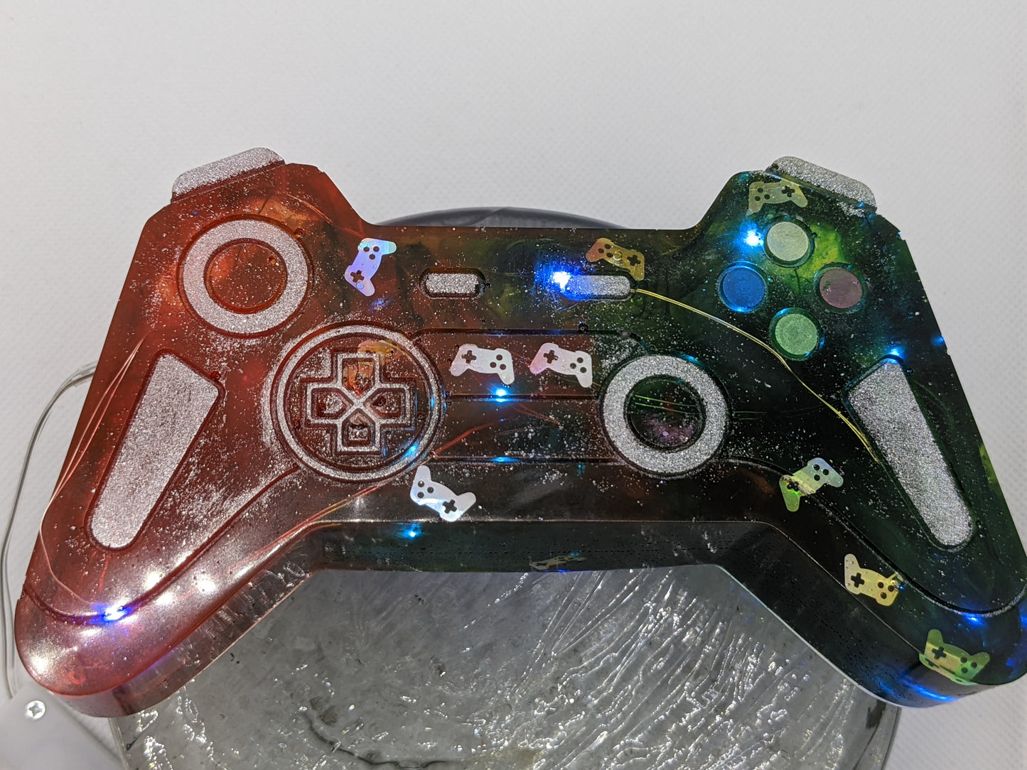 Green & Red Game Controller Light - Keychain