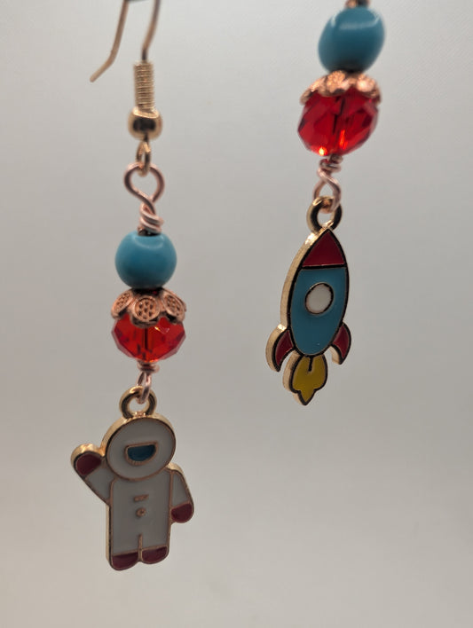 Astronaut Earrings