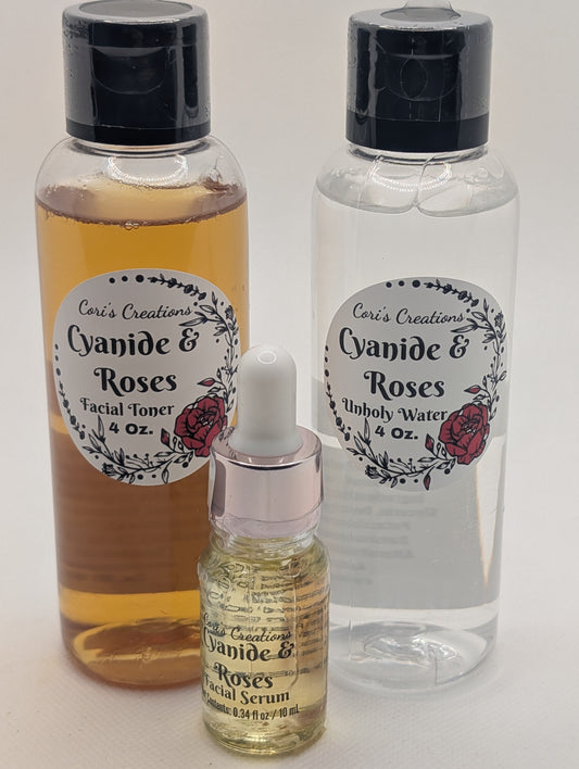 Cyanide & Roses 3 Step Facial Care Kit