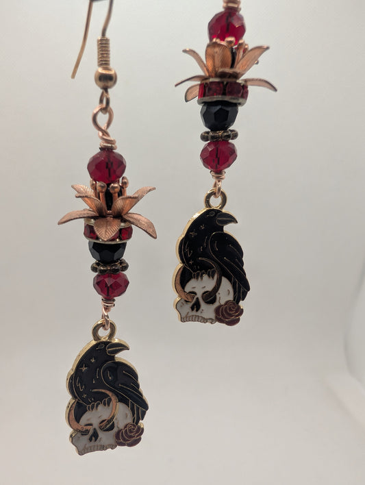 Raven Moon Earrings