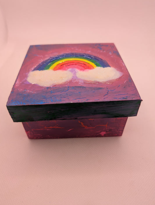 Pink Rainbow Box