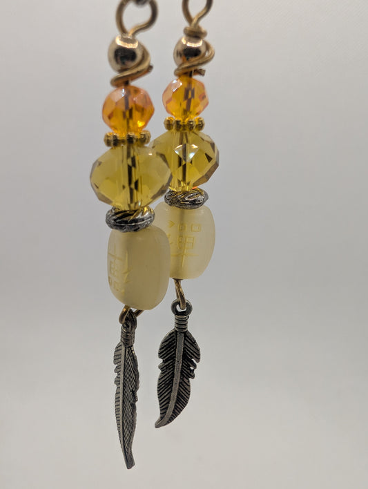 Yelo Feather Earrings