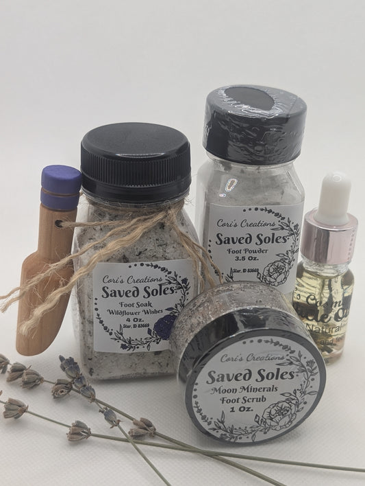 Saved Soles Wildflower Wishes Foot Recovery Kit