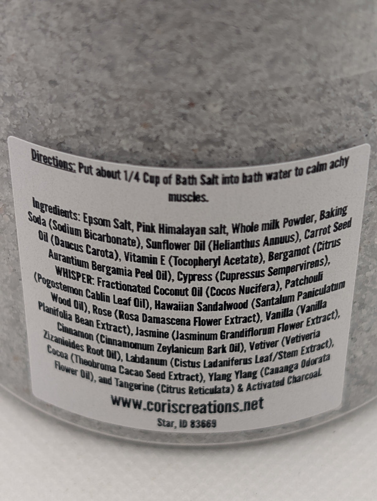 Moonlight Musk Human Soup Bath Salt 8 Oz