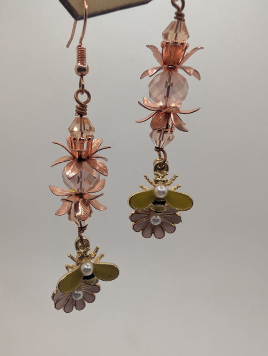 2 Bee Earrings