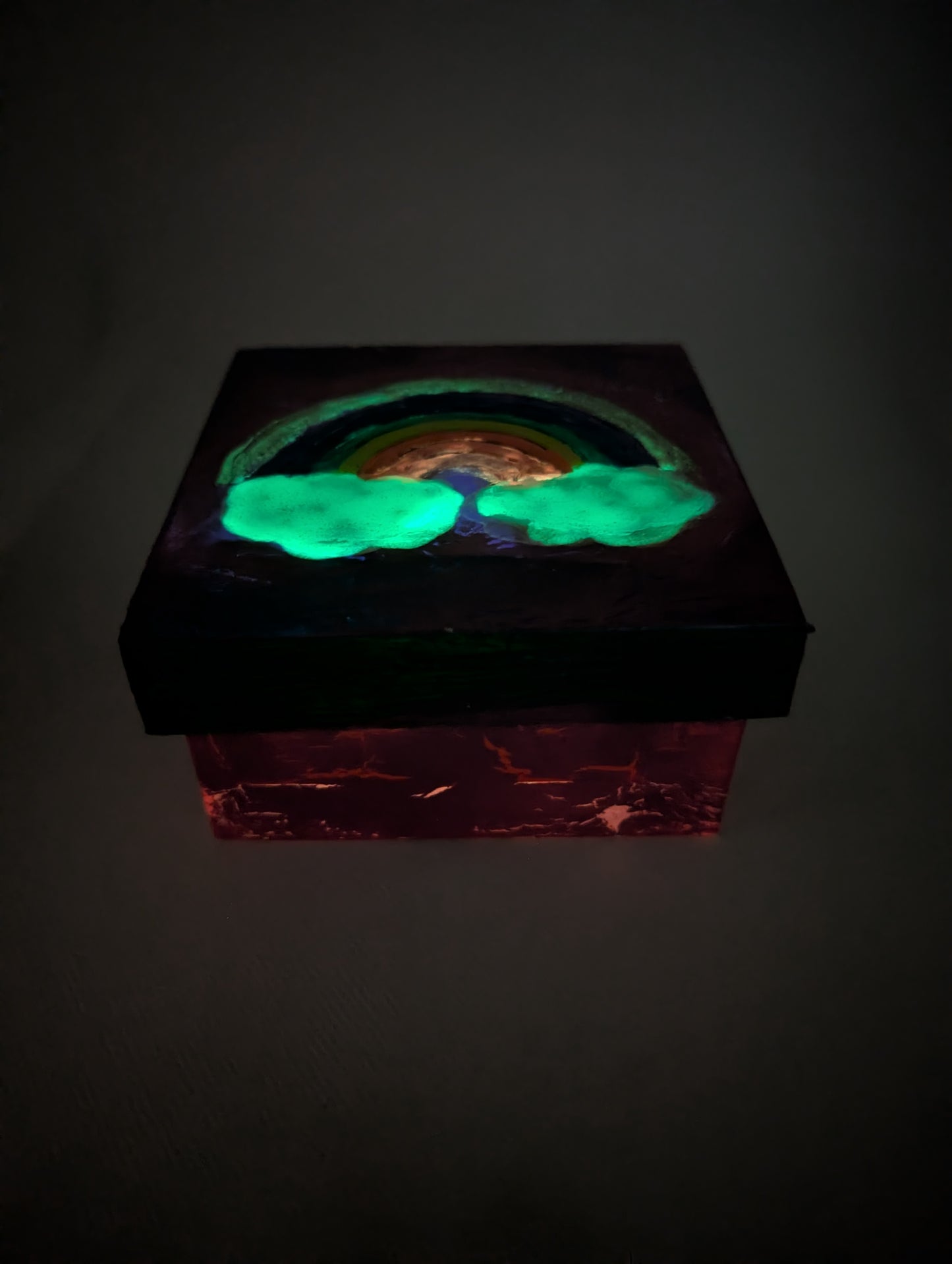 Pink Rainbow Box
