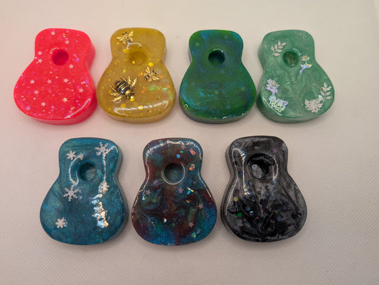 Guitar Pick Holders - Handcrafted Artisan Creation | Cori's Creations