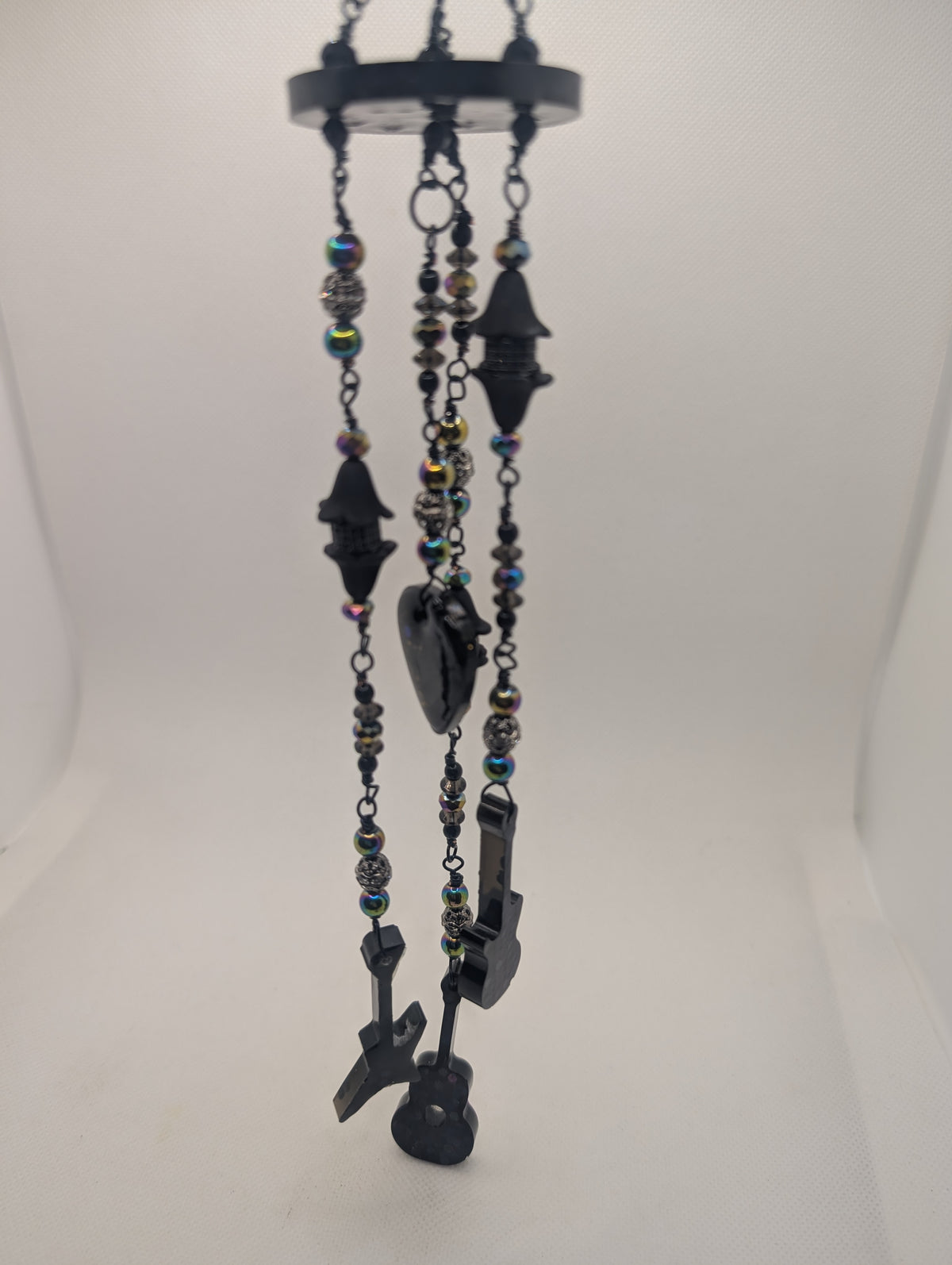Black Guitar Suncatcher