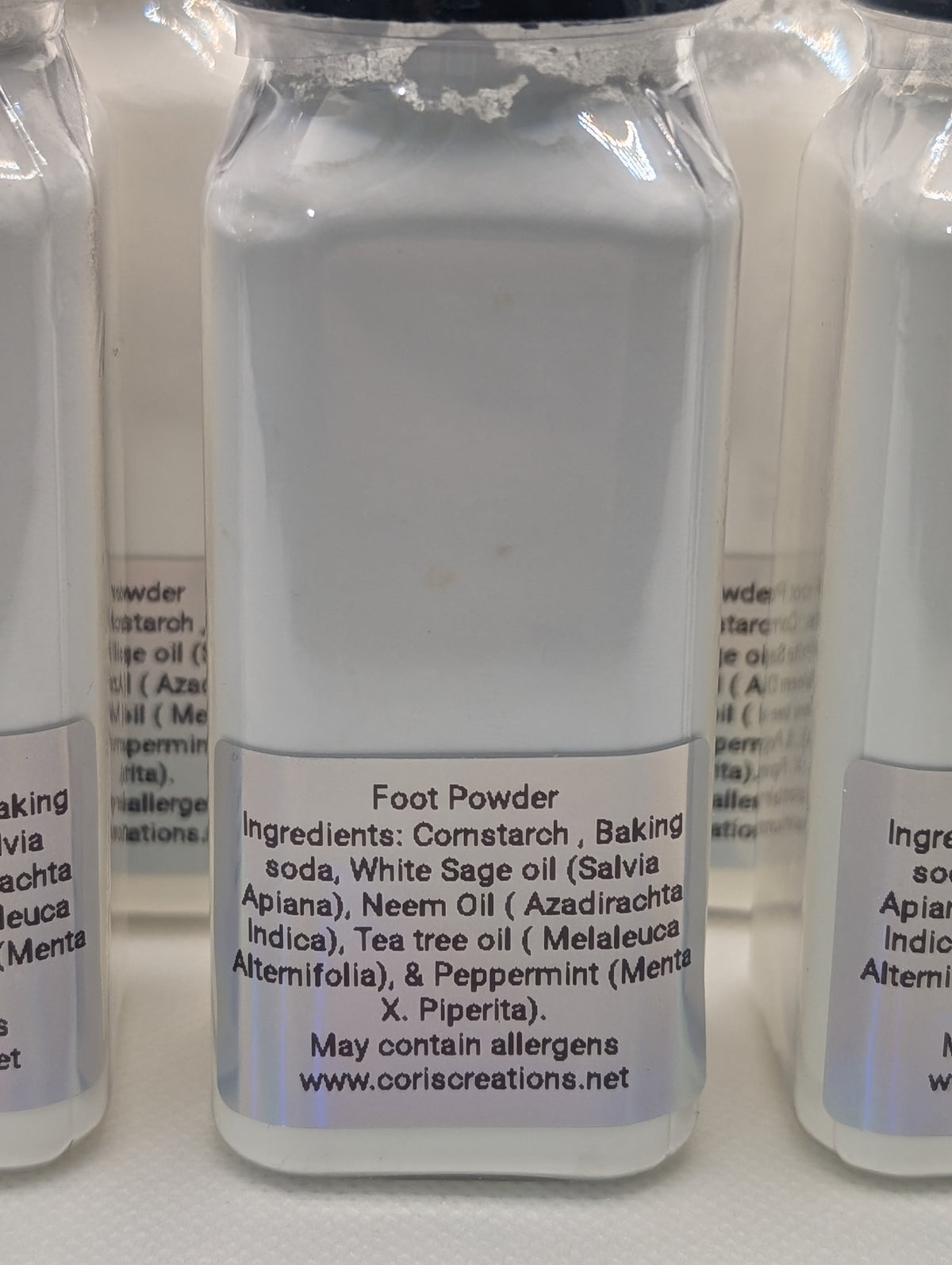 Fragrant Foot Powder Natural Foot Powder | Odor Control & Freshness | Tea Tree & Peppermint ...