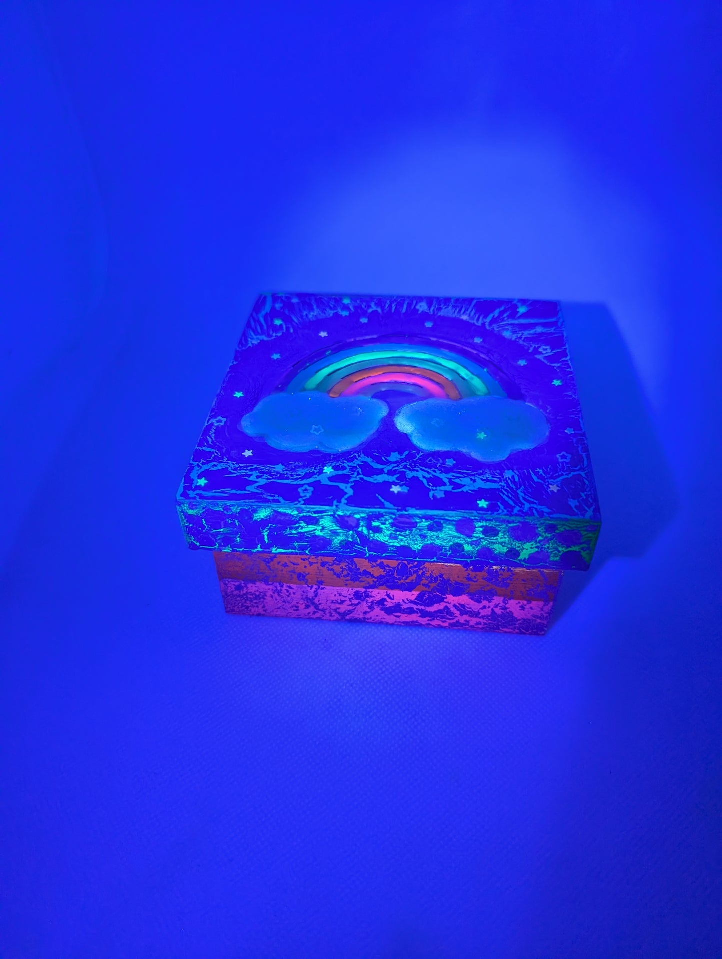 Purple rainbow box