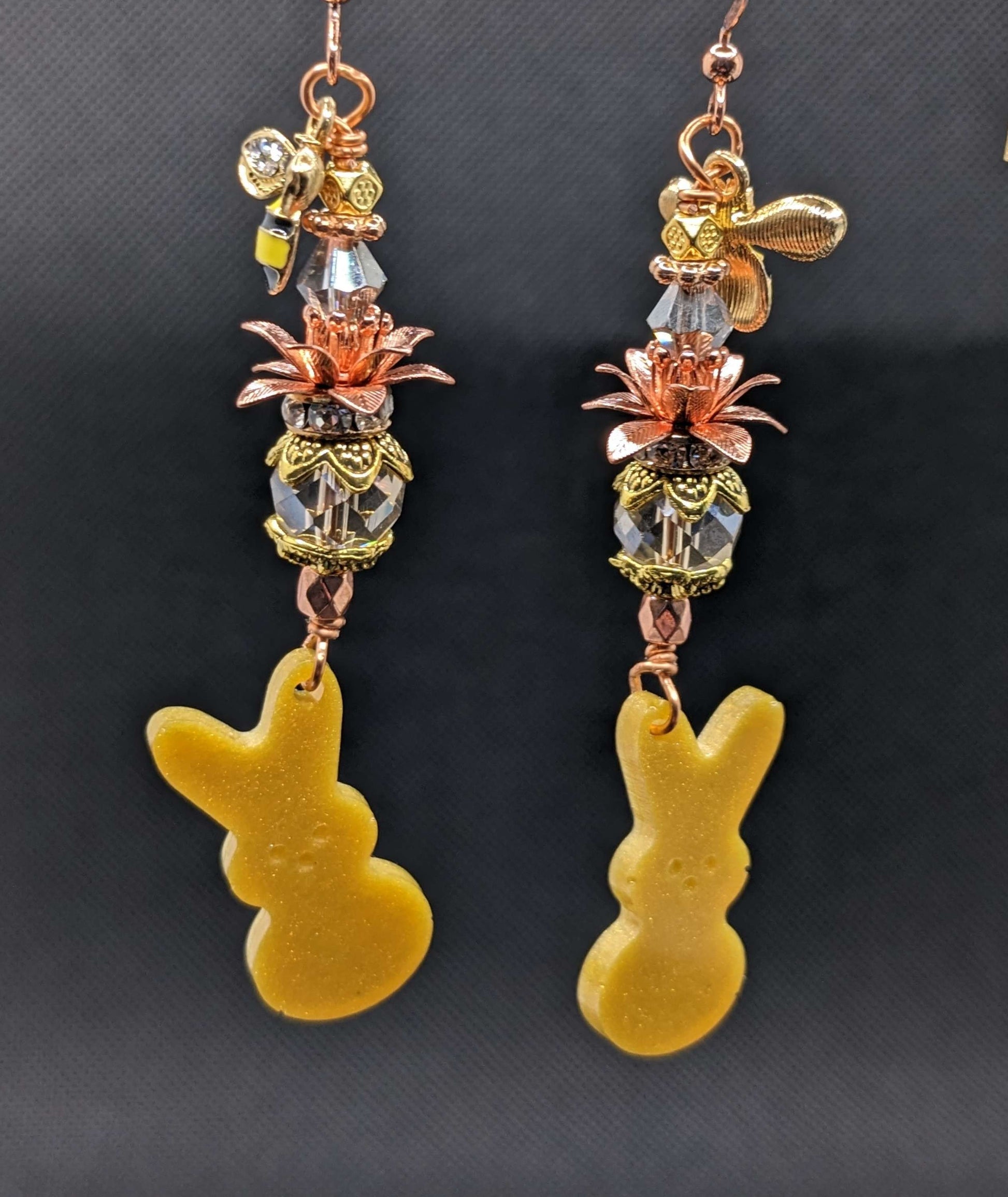 Bunnies & Bees Earrings - Earrings