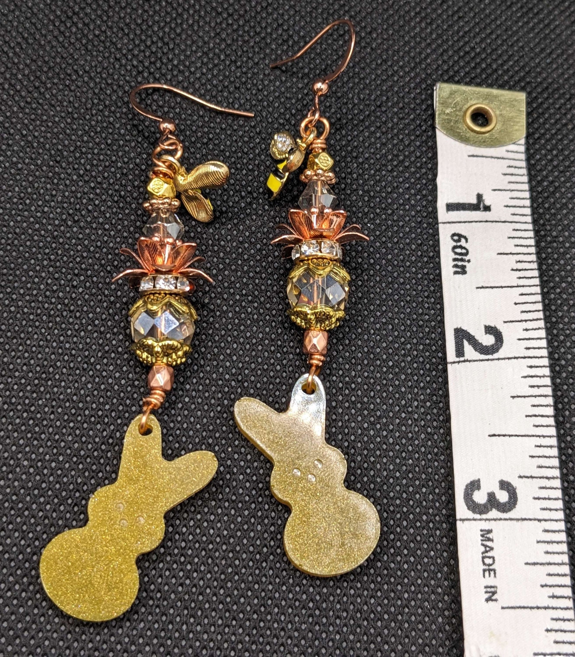 Bunnies & Bees Earrings - Earrings