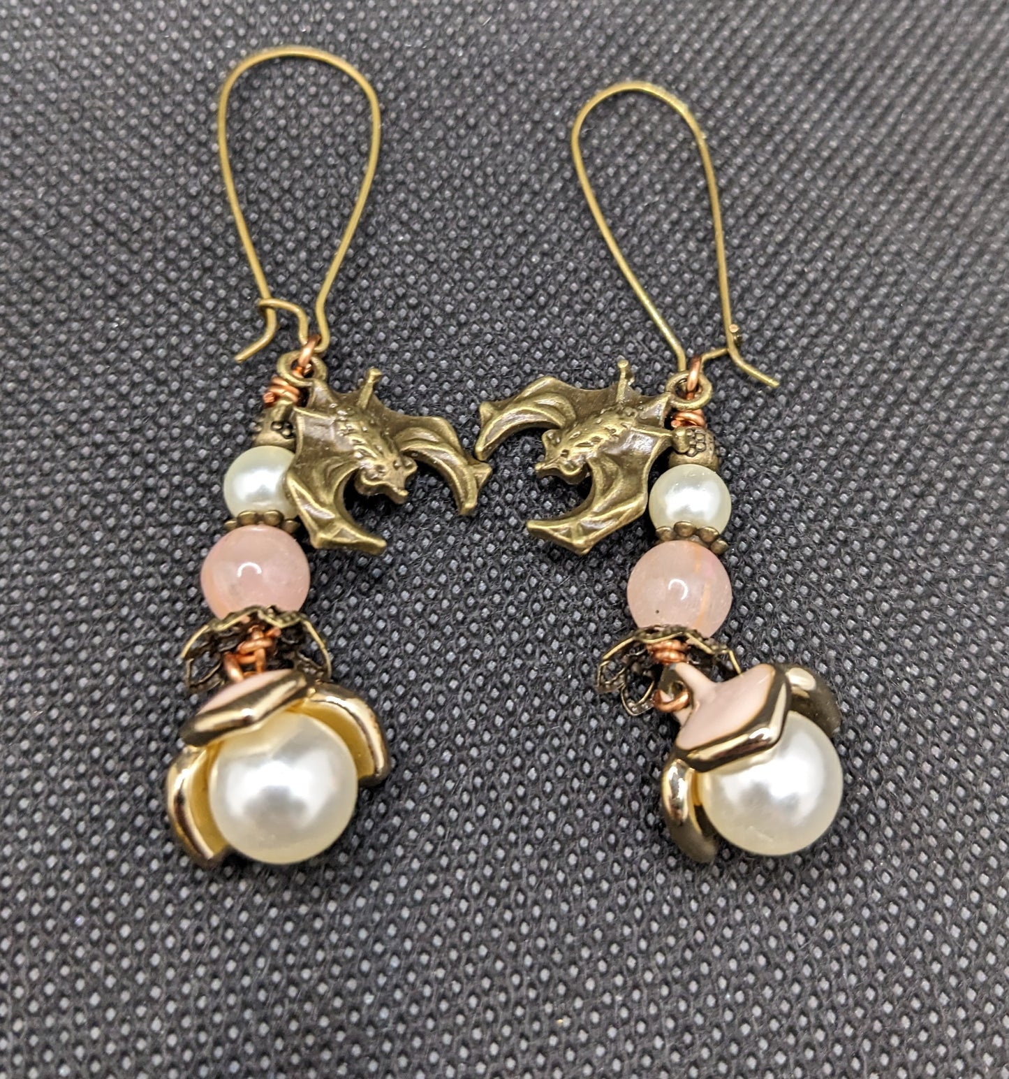 Fruit Bats and Pearls Earrings - Earrings