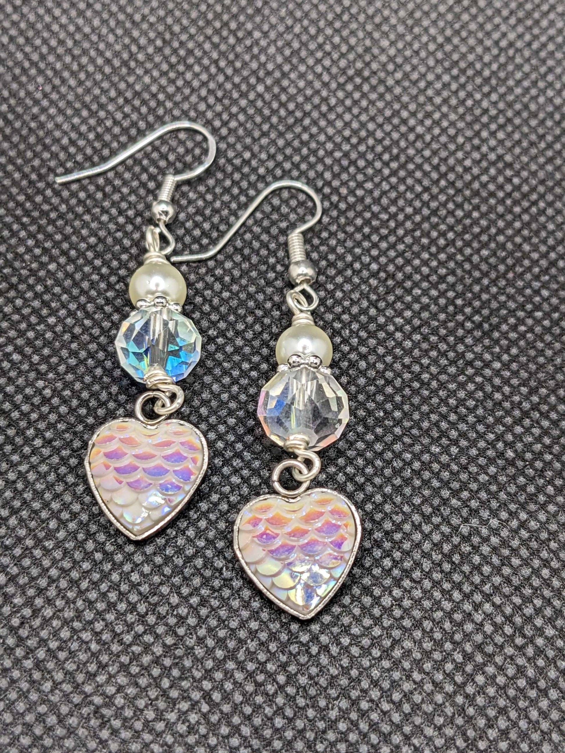 Iridescent Mermaid Earrings - Earrings