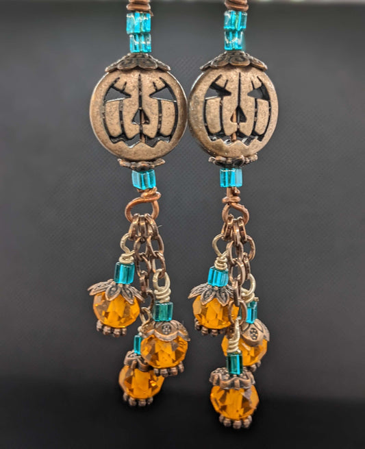 Pumpkin Patch Earrings - Earrings