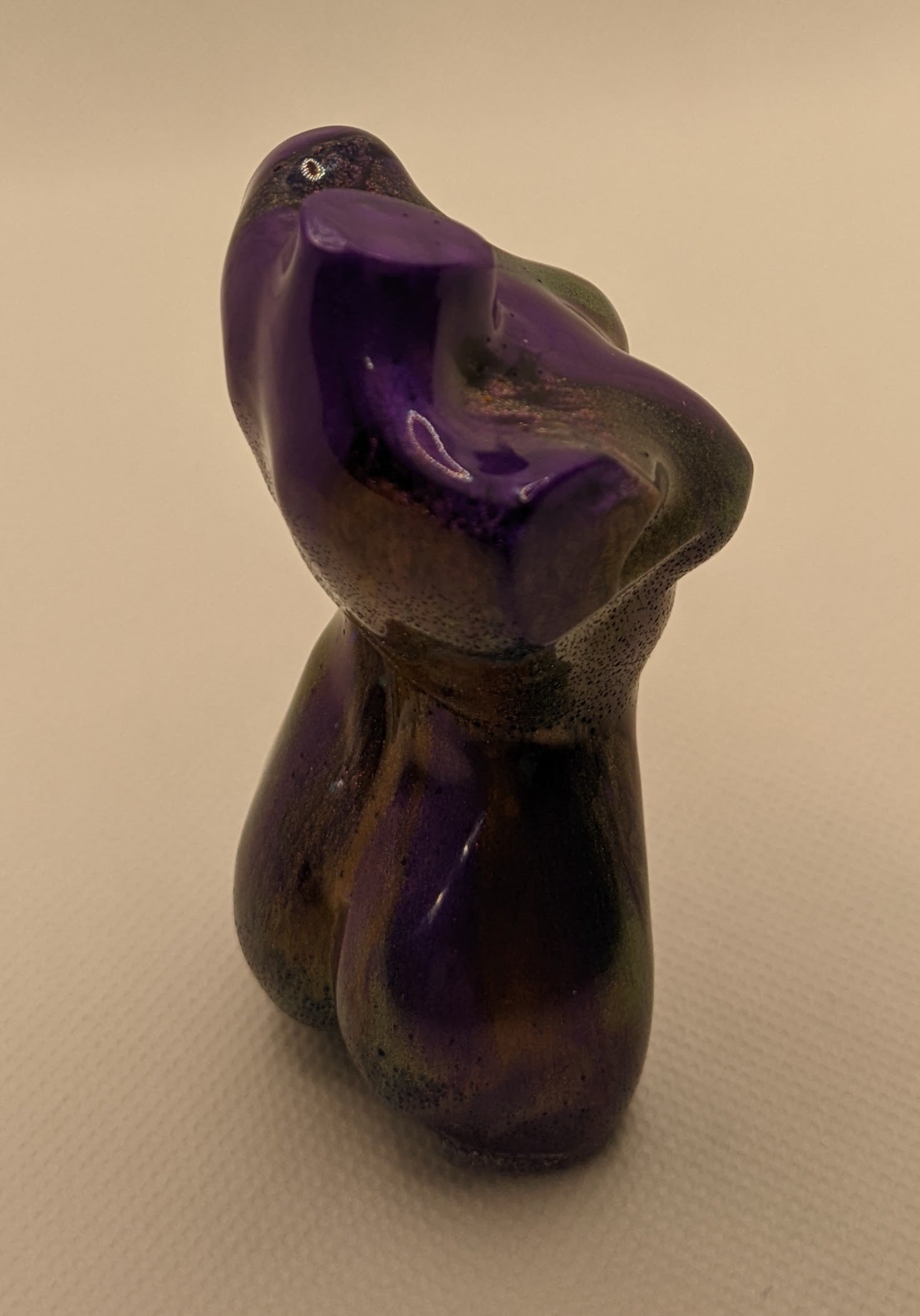 Purple Female Torso - Keychain