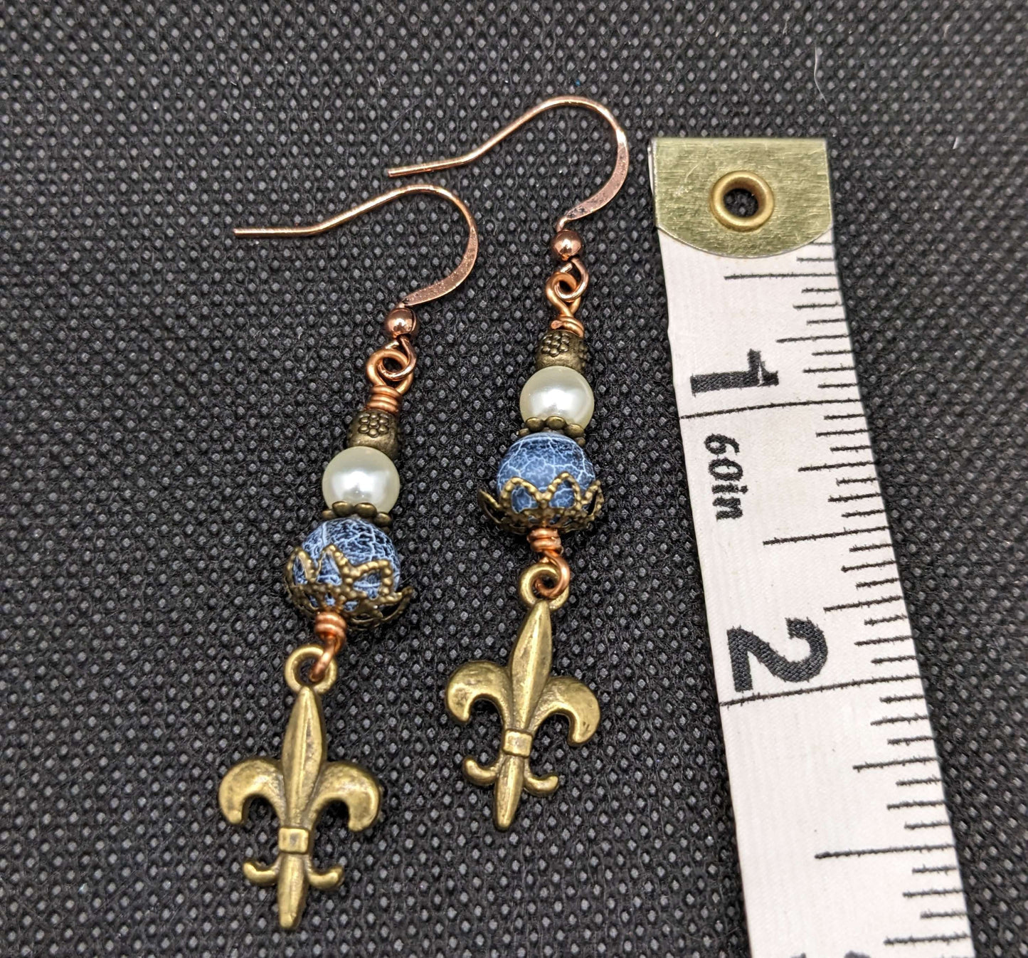 Fleur de lis Earrings - Earrings