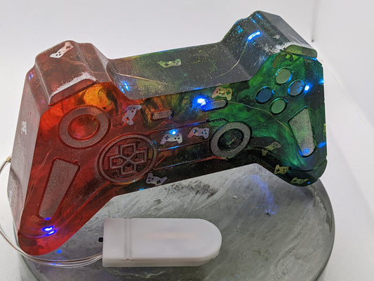 Green & Red Game Controller Light - Keychain