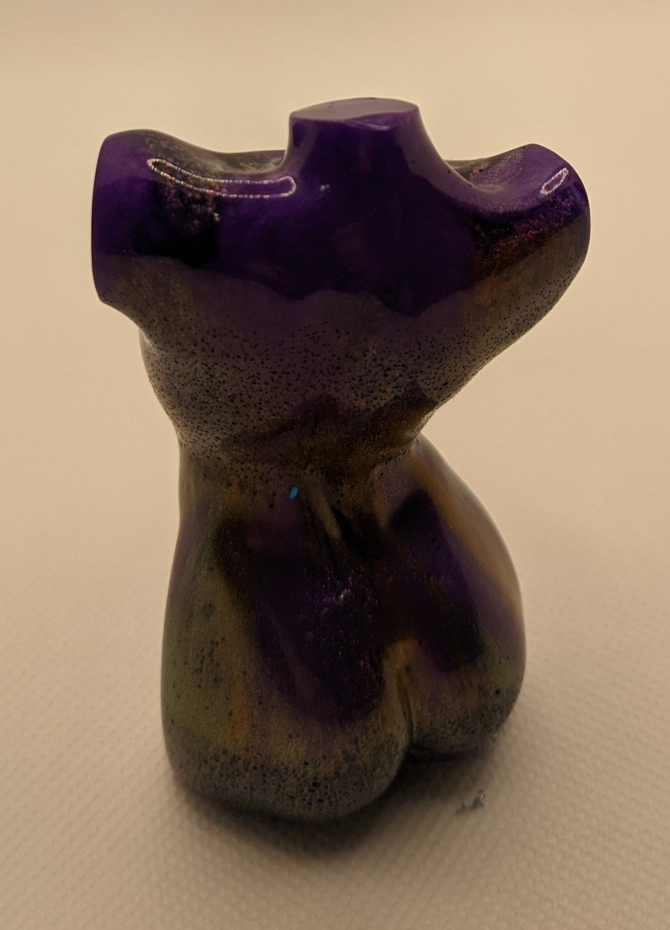 Purple Female Torso - Keychain