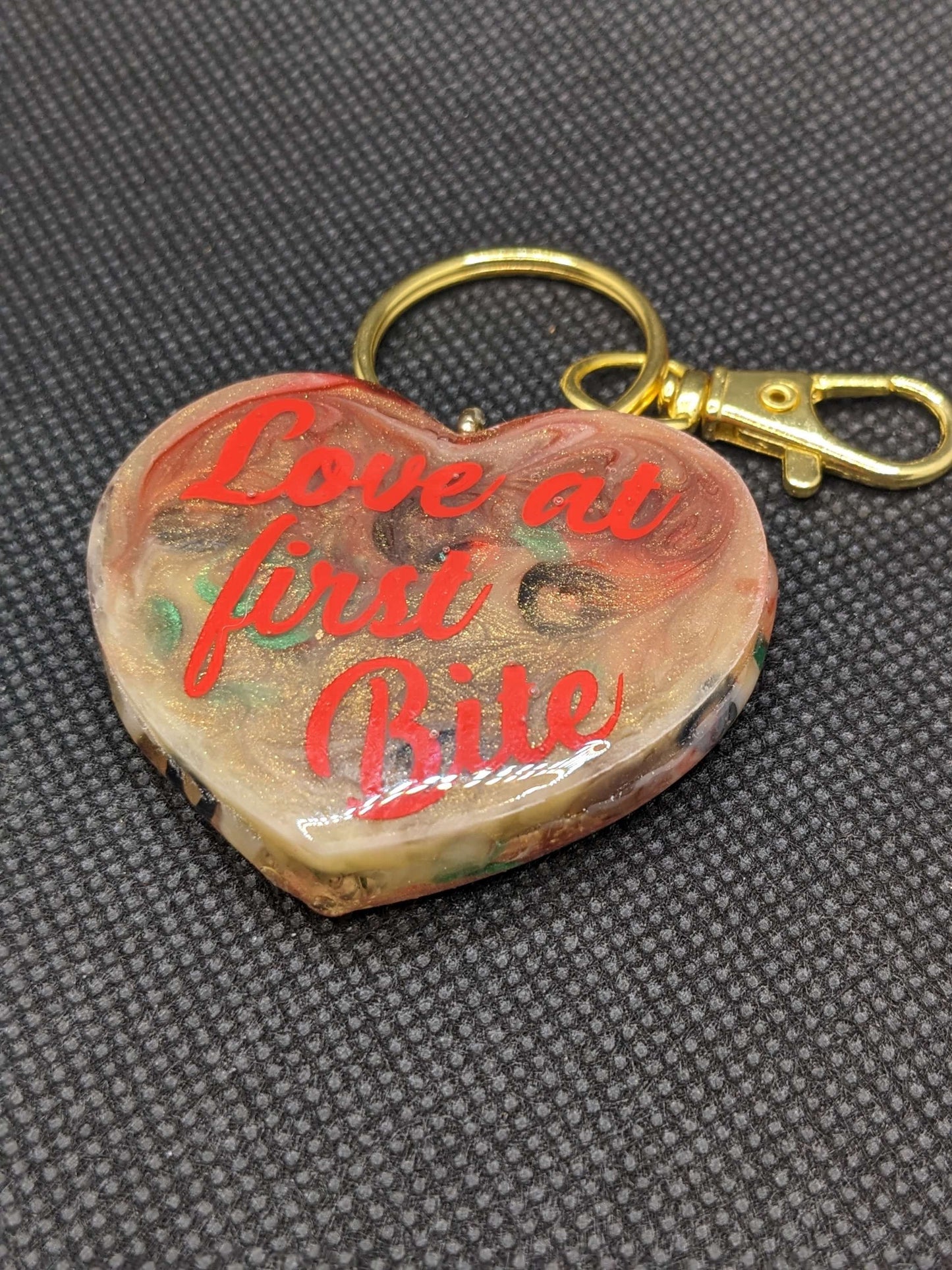 Love at first bite shaker Keychain - Keychain