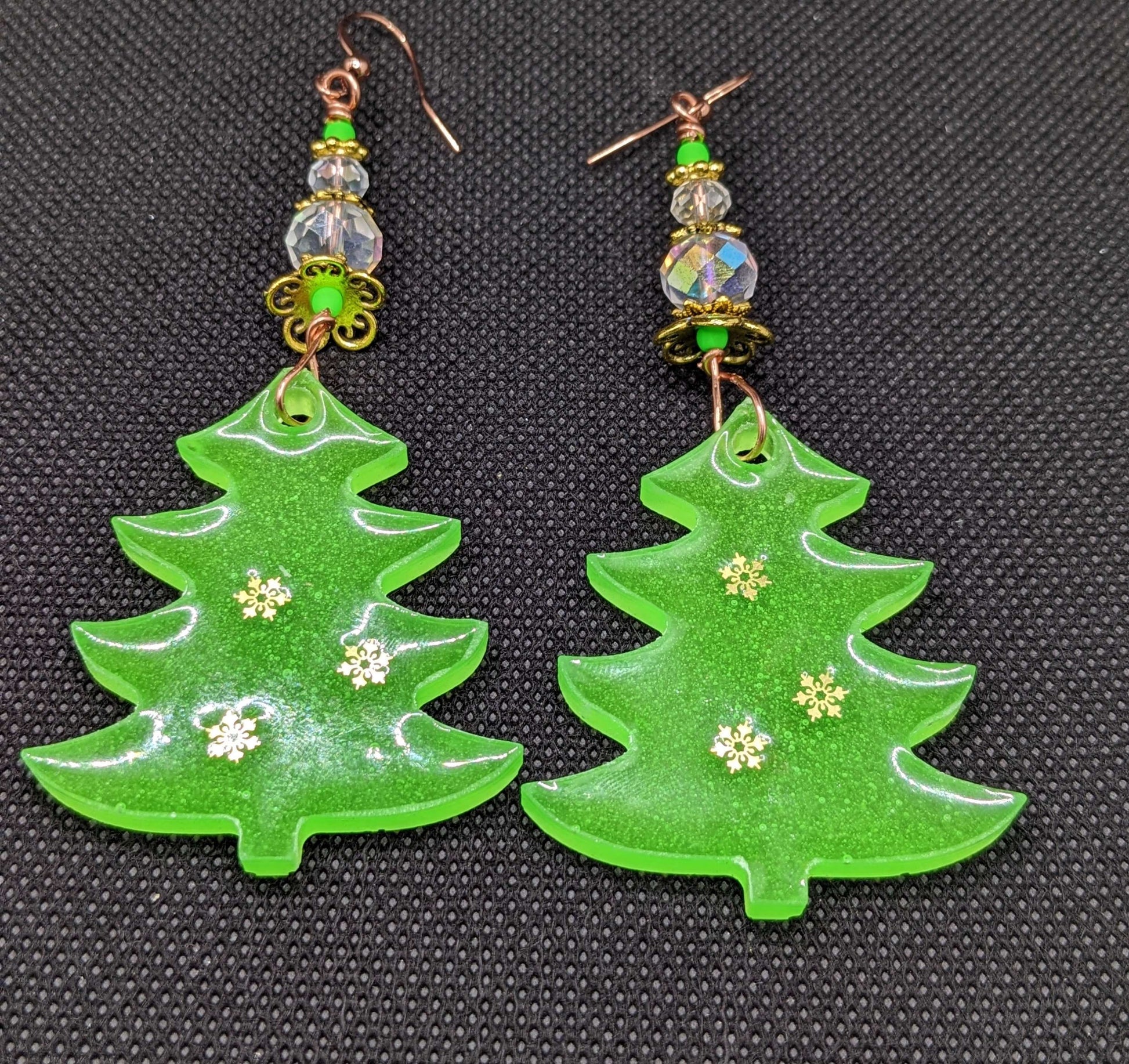 Tree & Snowman Earrings - Earrings