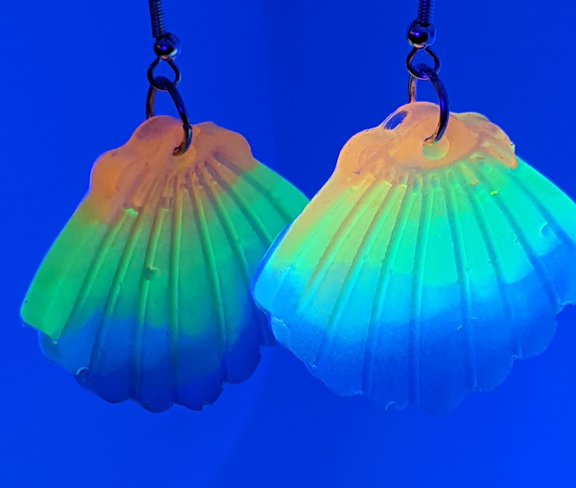 Rainbow Shell Earrings - Earrings