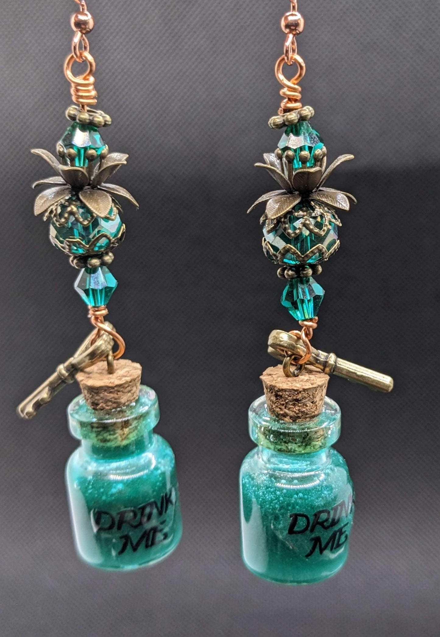 Alice in Wonderland Earrings - Earrings