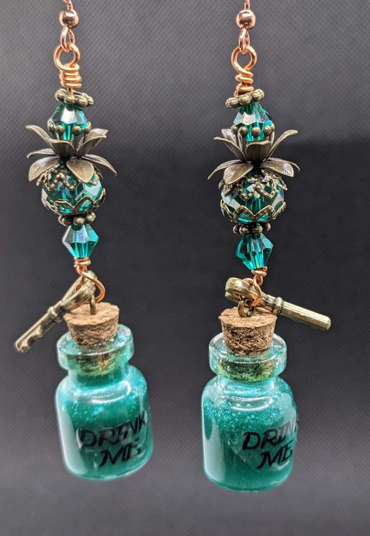 Alice in Wonderland Earrings - Earrings