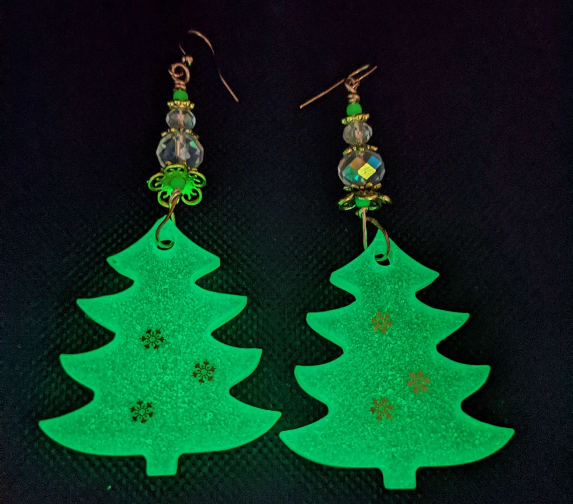 Tree & Snowman Earrings - Earrings