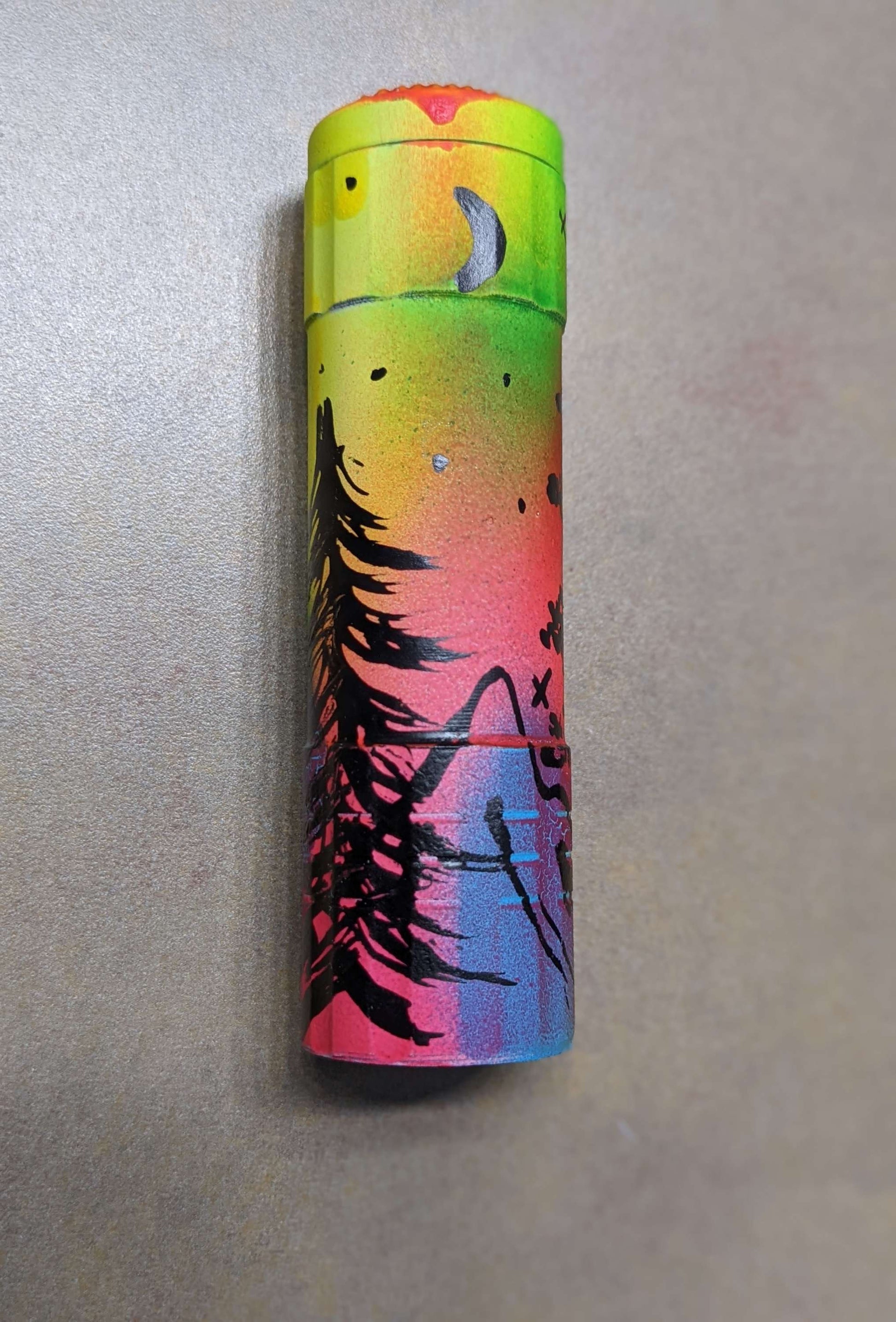 Blacklight Flashlight Mysteries Among Pines - Keychain