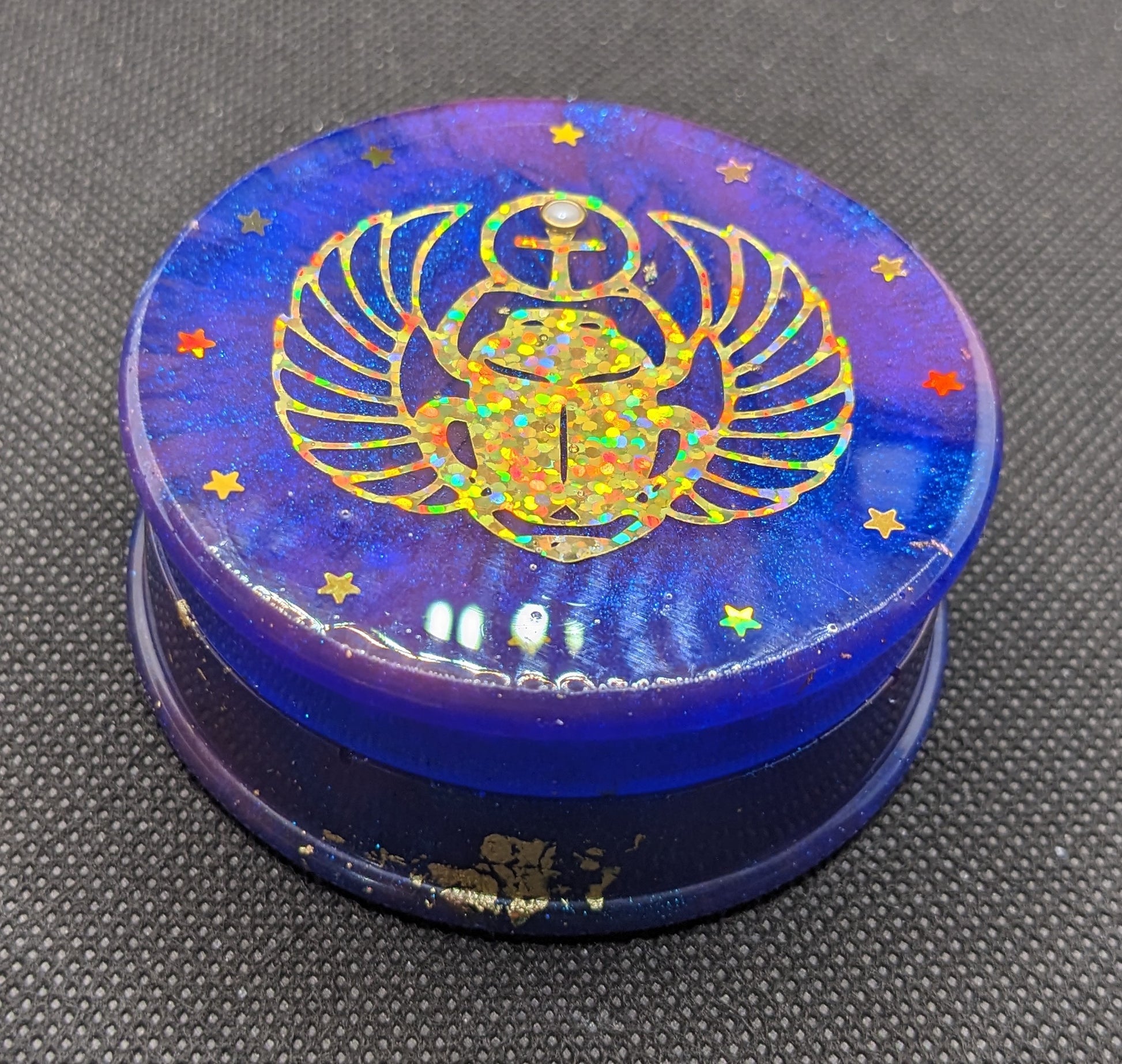 Scarab Grinder and Jar - Keychain