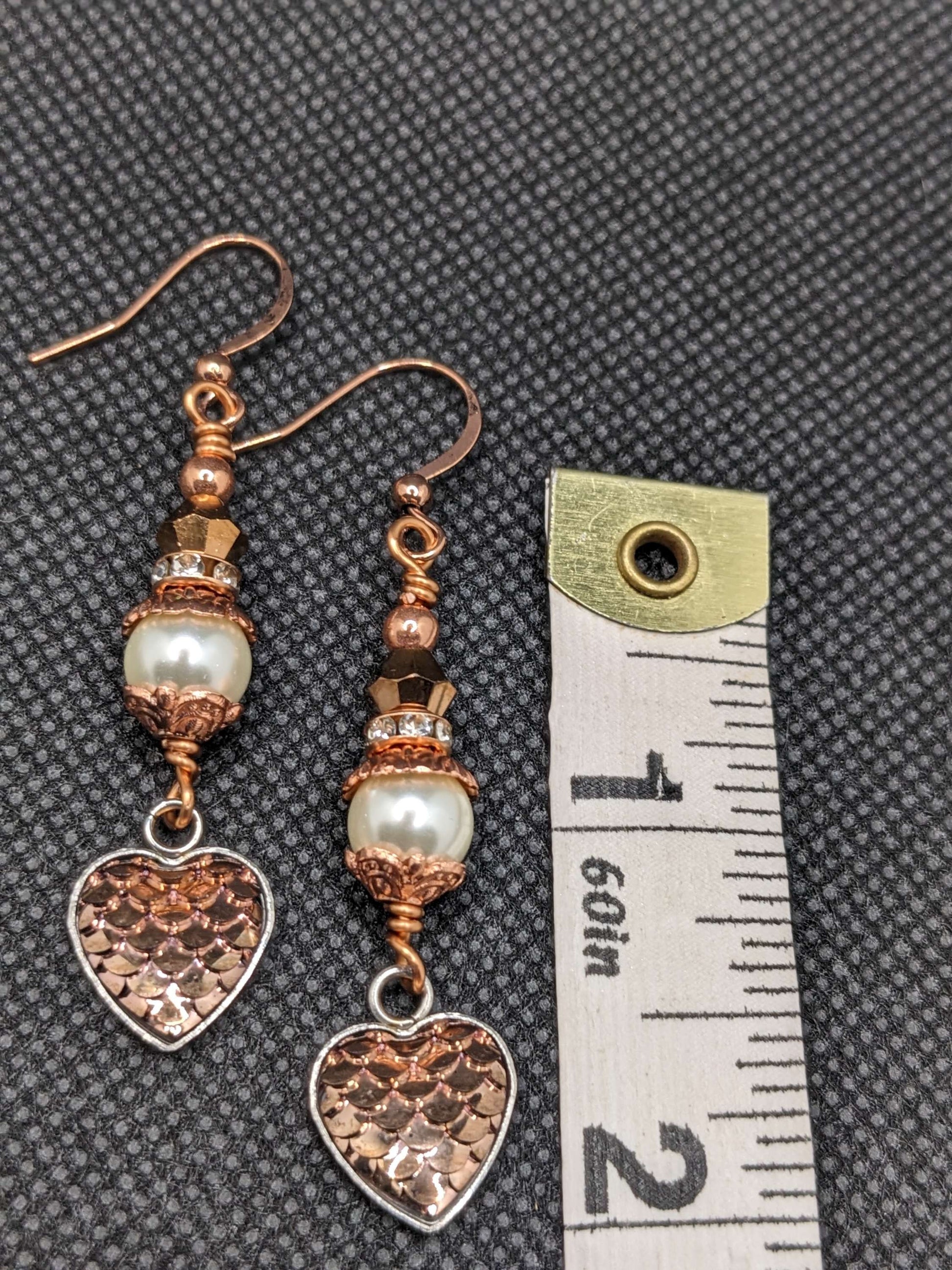 Rose Gold Mermaid Earrings - Earrings