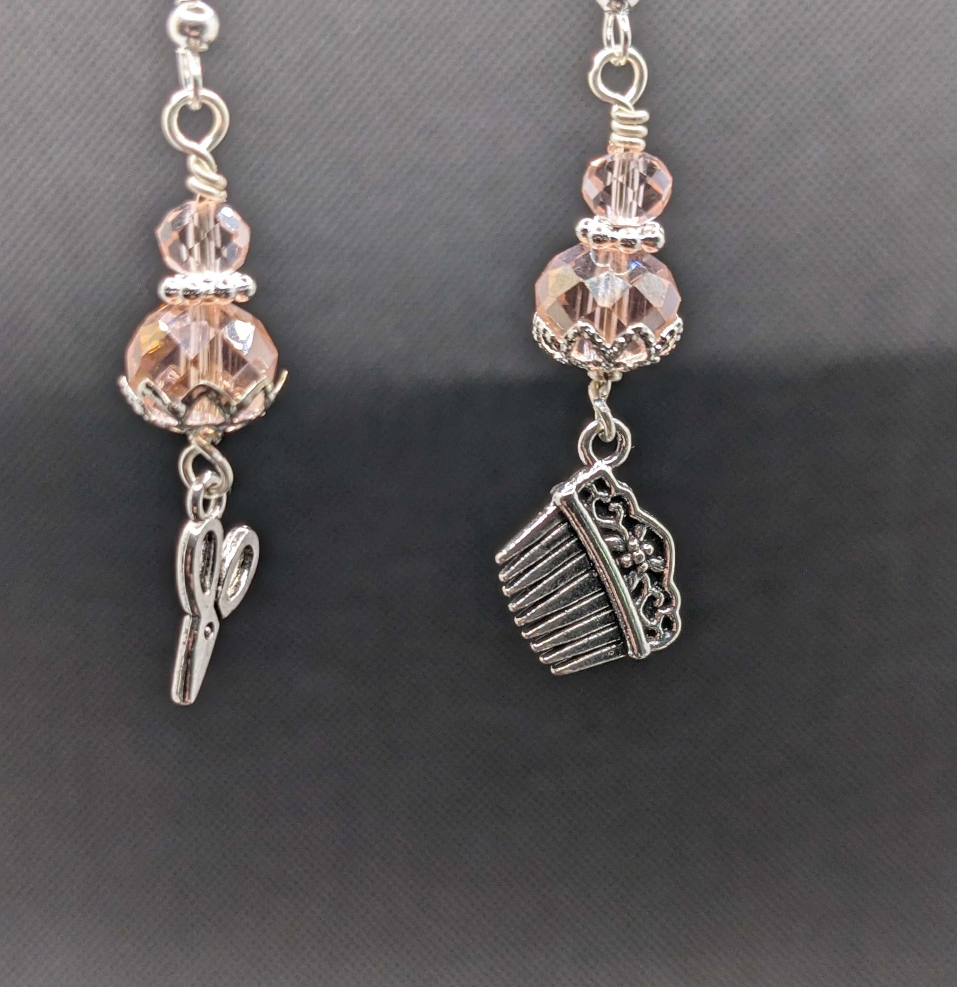 Pink Hairdresser Earrings - Earrings