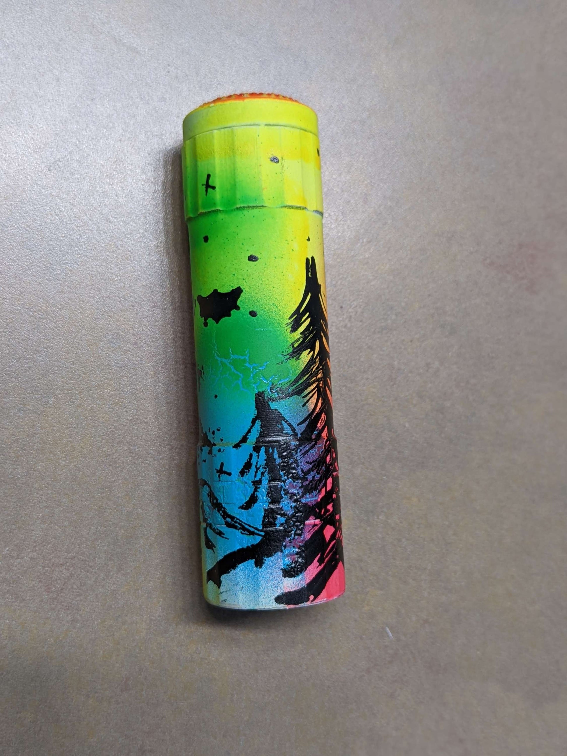 Blacklight Flashlight Mysteries Among Pines - Keychain