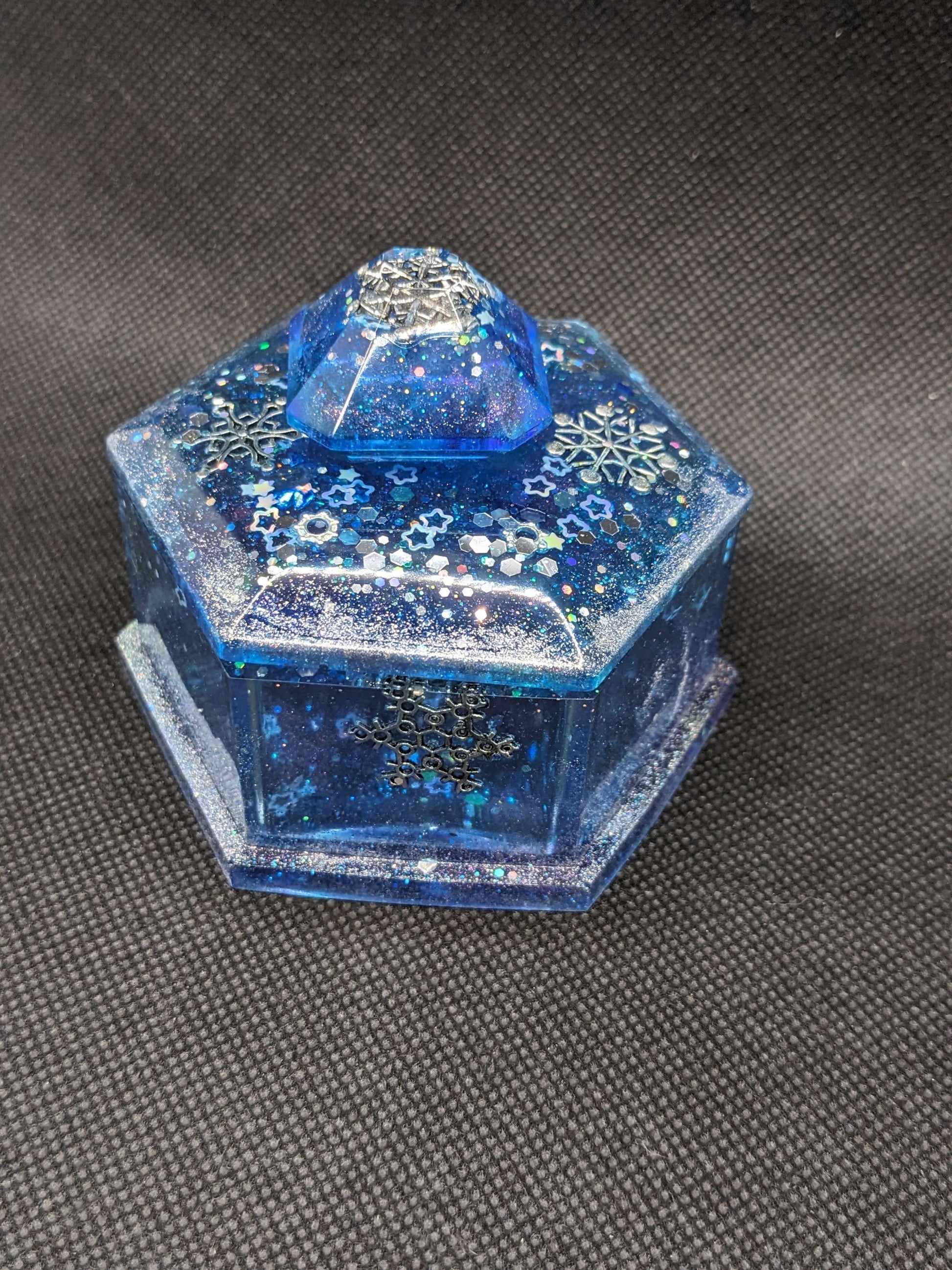 Snowflake Frozen Jewelry Box - Keychain