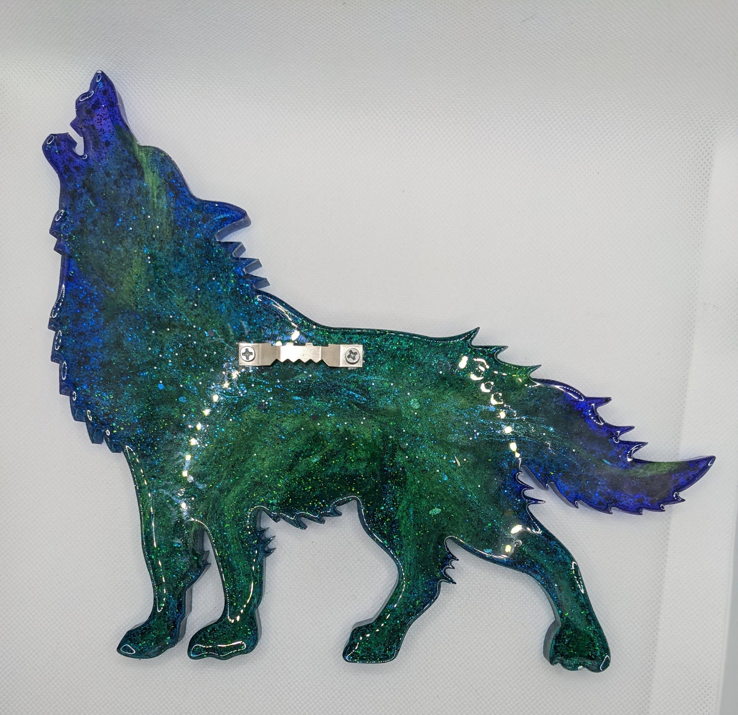 Howling Wolf  Wall Art - Keychain