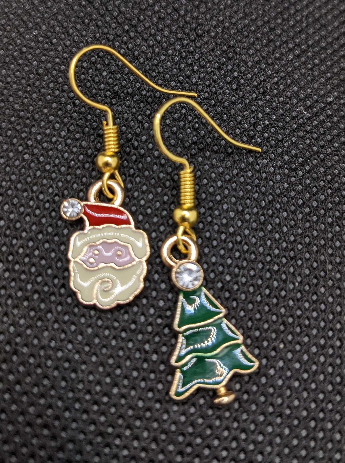 Santa & Tree Earrings - Earrings