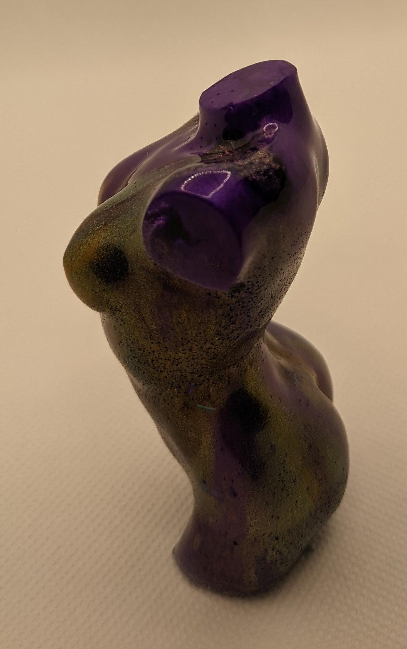 Purple Female Torso - Keychain