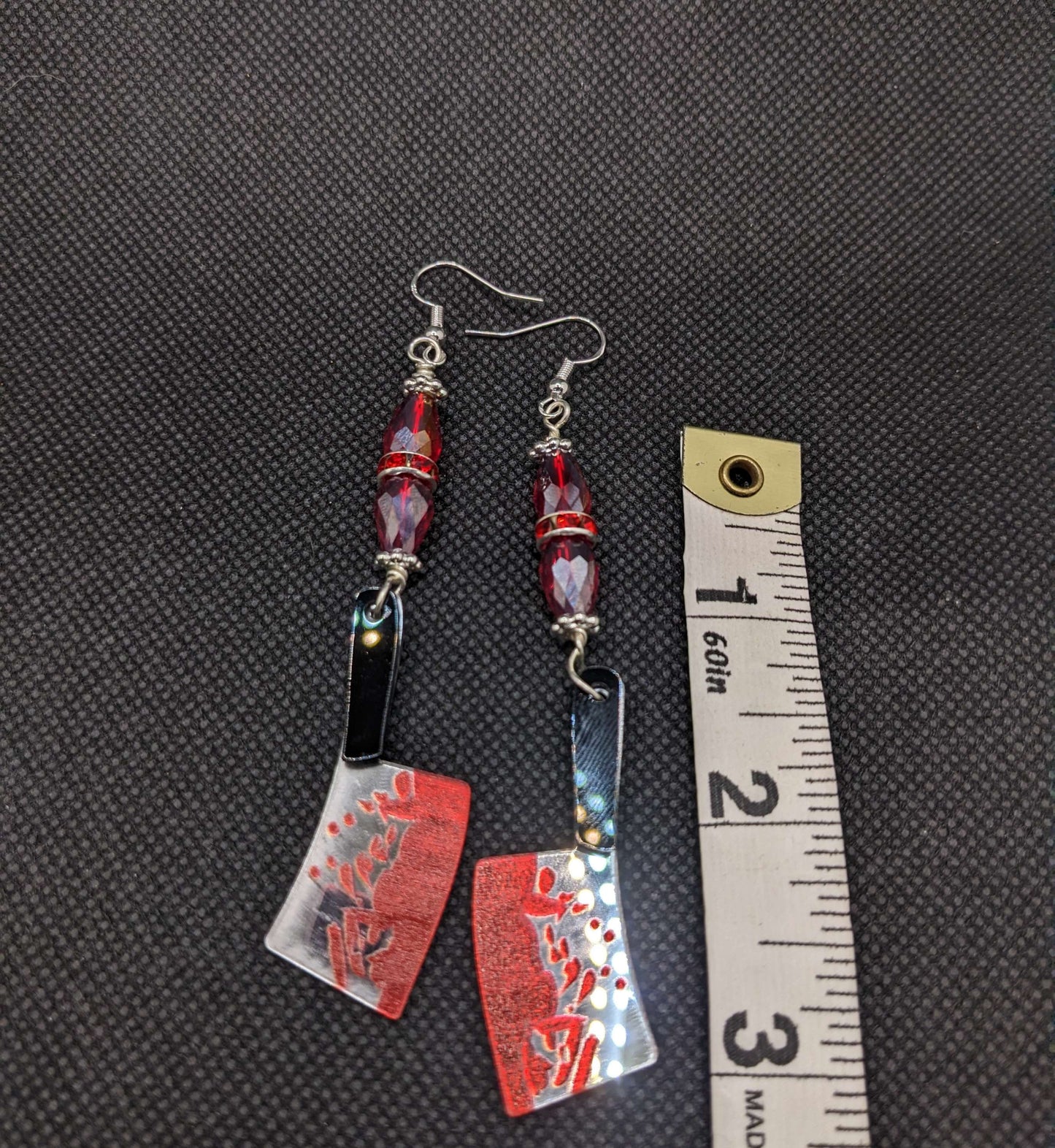 Hourglass & Cleaver Earrings - Earrings