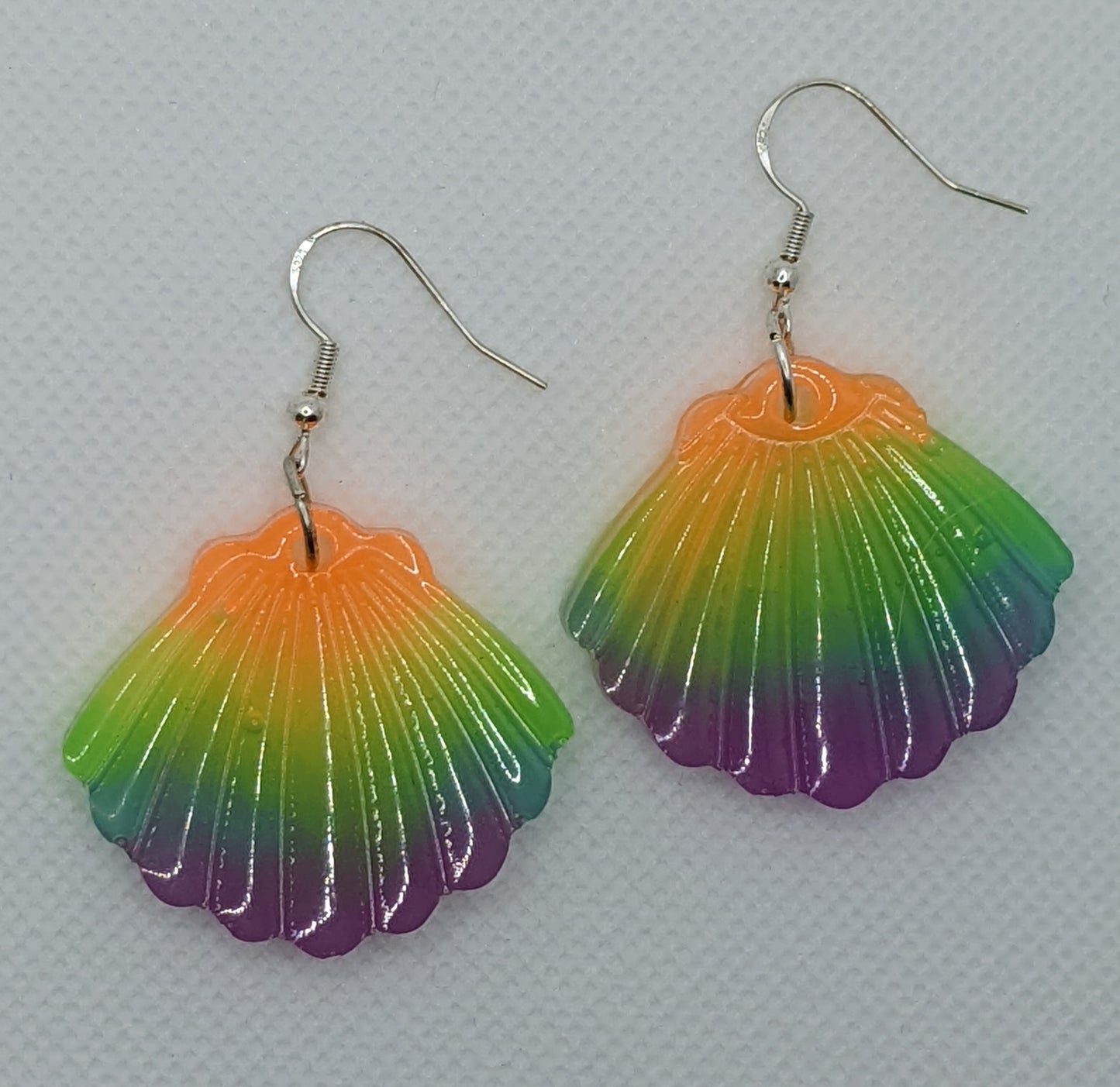 Rainbow Shell Earrings - Earrings