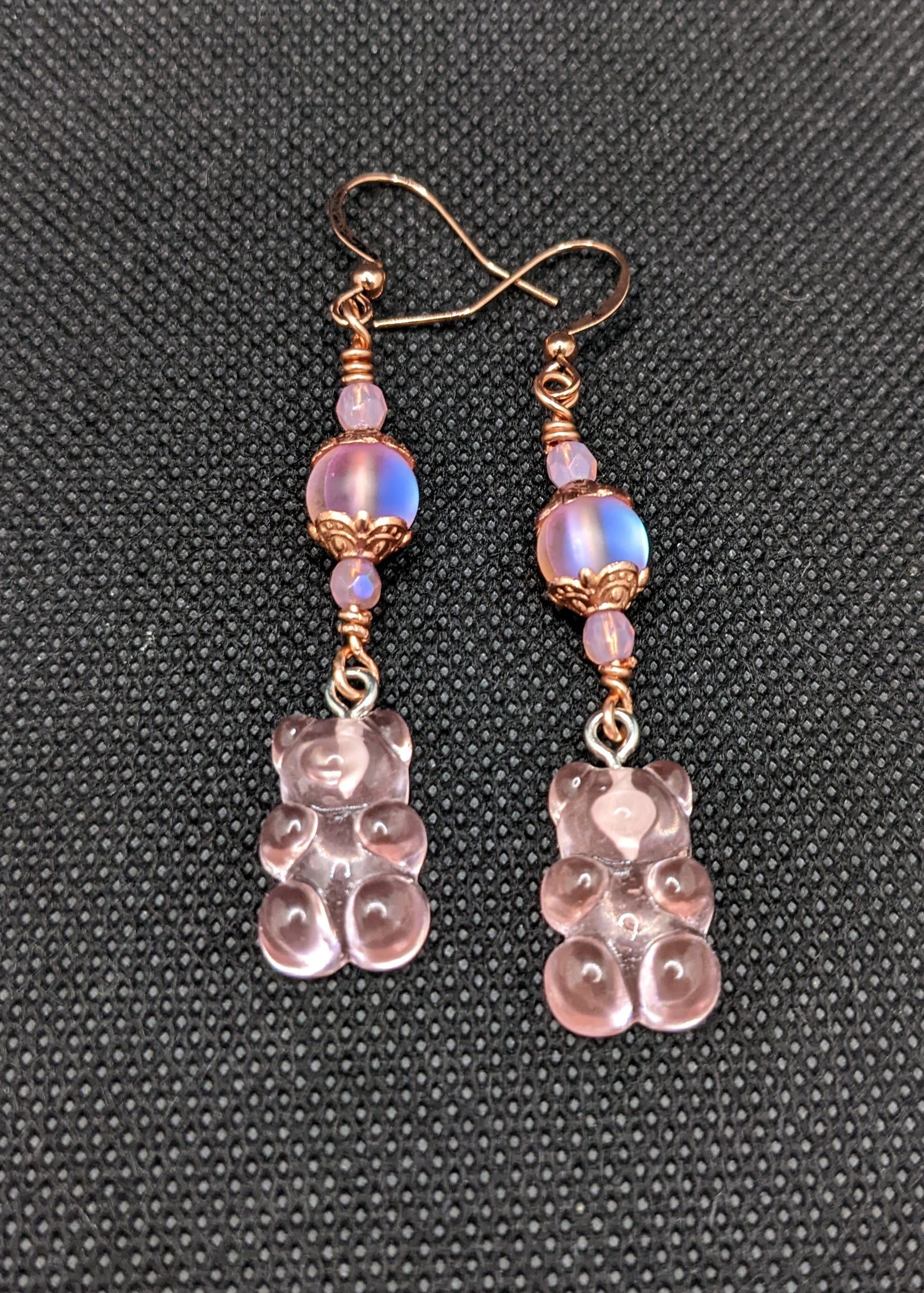 Pink Gummy bear Earrings - Earrings