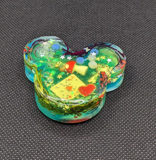 Alice in Wonderland Inspired Shaker - Keychain