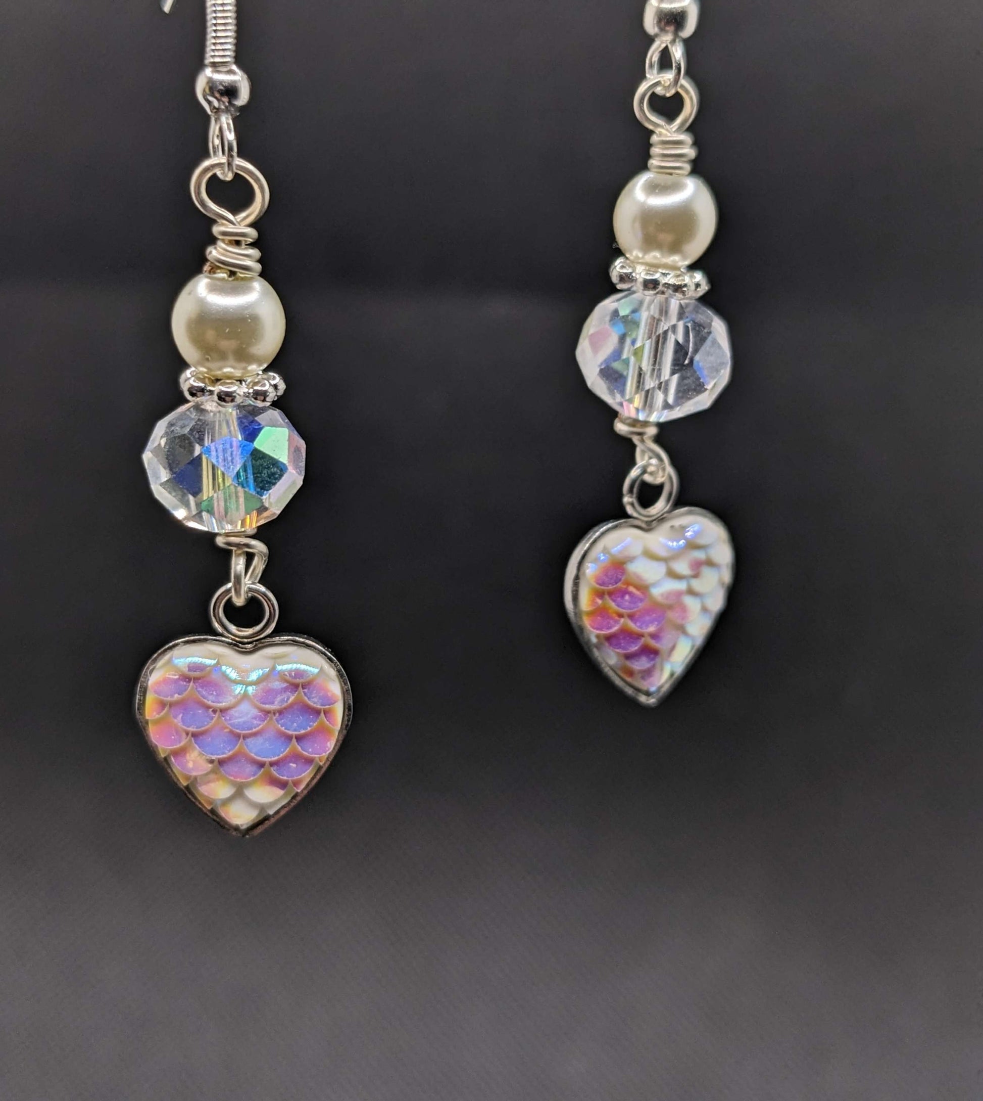 Iridescent Mermaid Earrings - Earrings