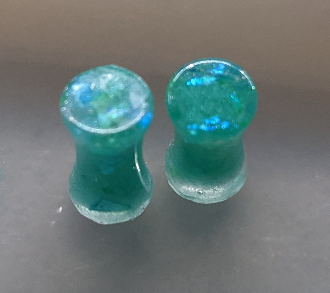 Turquoise size 2 Gauges - Keychain