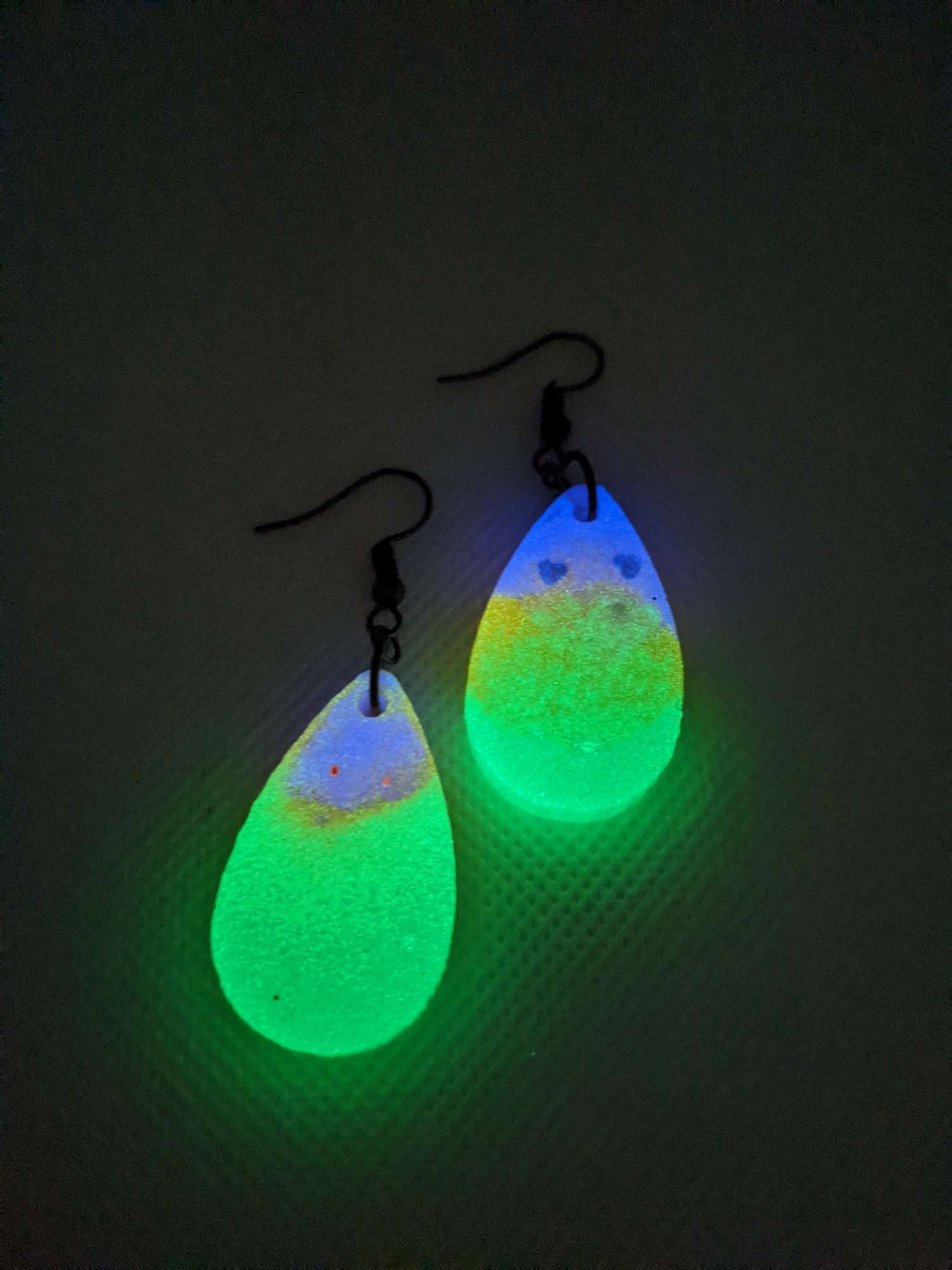 Rainbow Sherbet Teardrop Earrings - Earrings