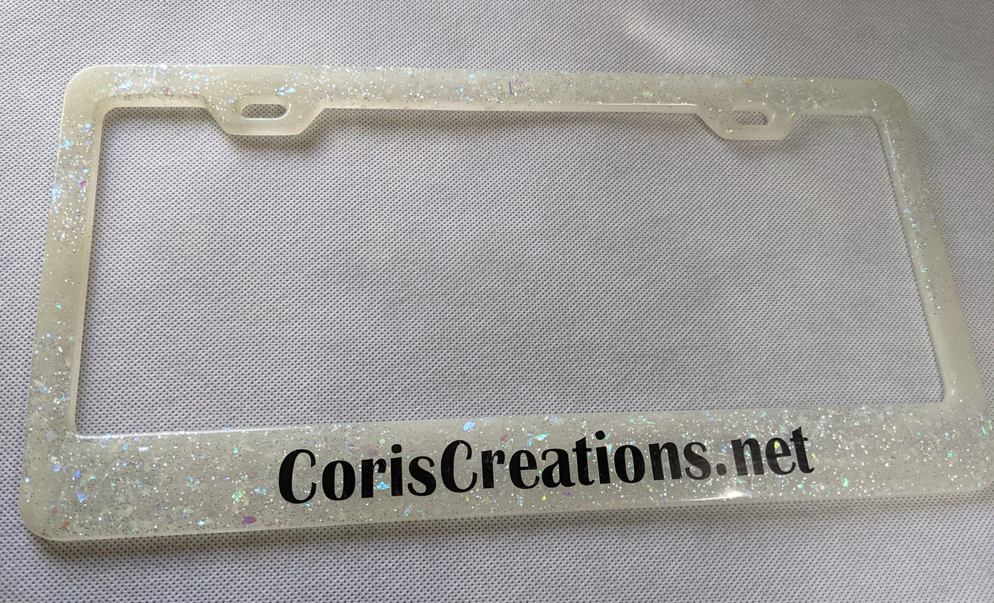 Customizable License Plate Frame - Keychain