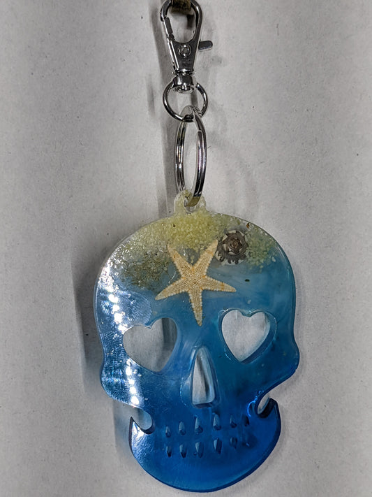 Ocean Skull Keychain - Keychain