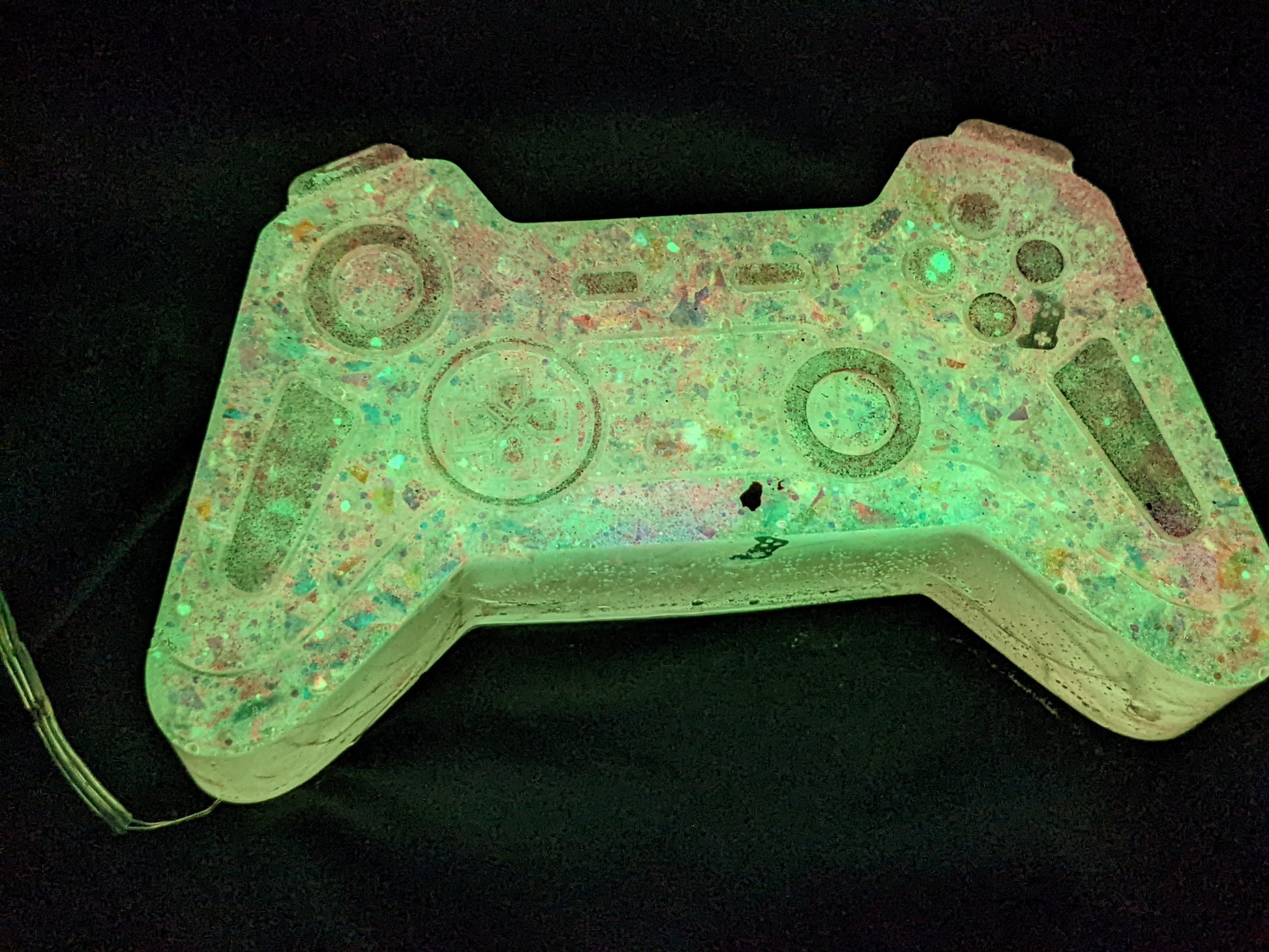 Pink Game Controller Light - Keychain